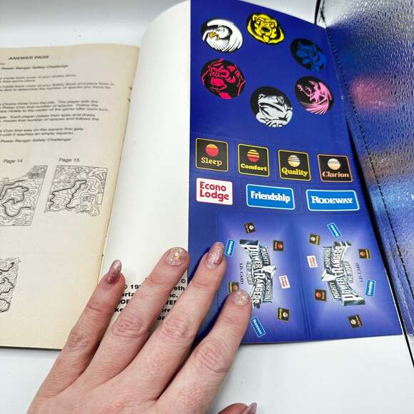 MIGHTY MORPHIN POWER RANGERS ZORDON'S RULES poster and coloring book - Picture 2 of 11